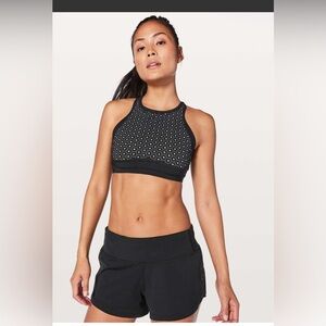 Lululemon Colour Me Quick Bra
Black / grey Black High-Neck sporty gym sport bra
